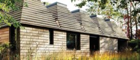 科克房屋，世界上第一批由结构软木建造。