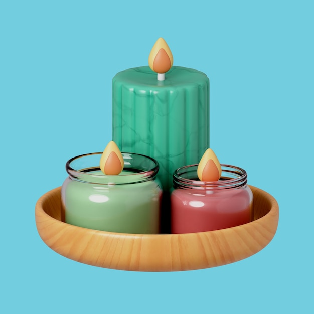 3d healthy routine icon