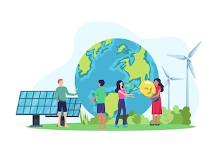 green energy vectors