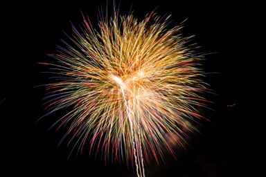 Fireworks green screen