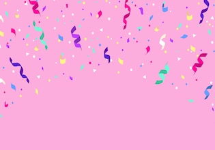 Confetti vectors